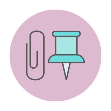 Kağıt atacı web simgesi, vektör çizim 