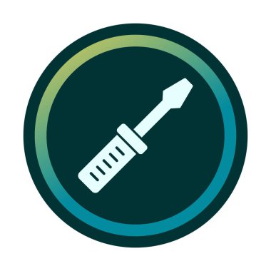 tornavida ikonu vektör çizimi