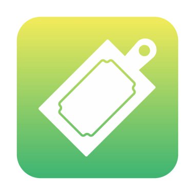 Kesme tahtası simgesi, vektör illüstrasyonu