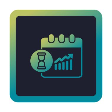 iş bitiş çizgisi vektör resimlemesi