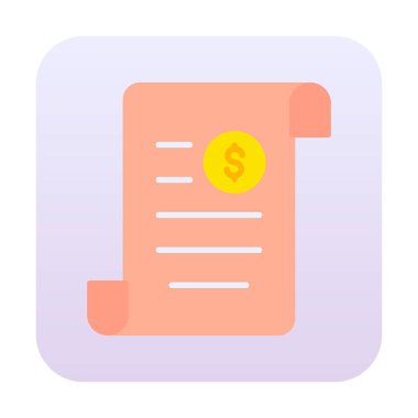 Bill simgesi, vektör çizimi 