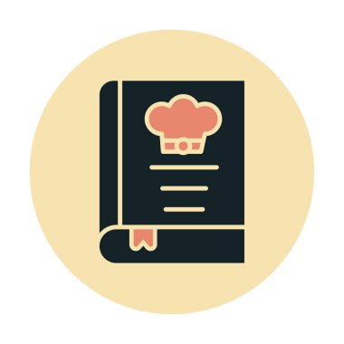 kitap simgesi, vektör illüstrasyonu basit tasarım