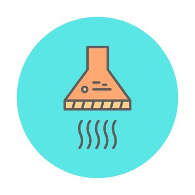 Egzoz, çıkarıcı kaput çizgisi simgesi