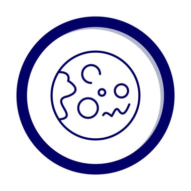 Gezegenler simgesi, vektör illüstrasyonu