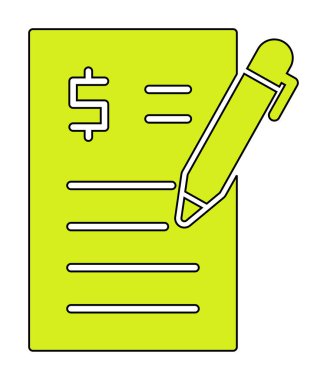 İçerik Oluşturucu ikon vektör çizimi