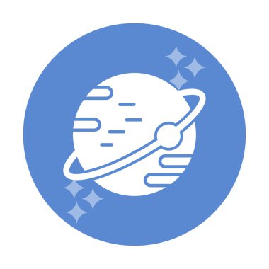 Gezegenler simgesi, vektör illüstrasyonu