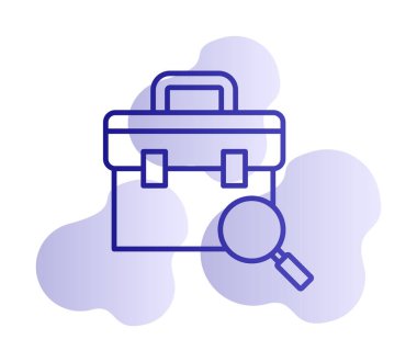 Görev simgesi vektör illüstrasyonu