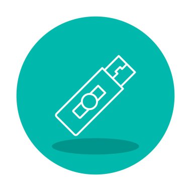 Web için usb flash simgesi.