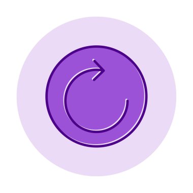 Web simgesi vektör illüstrasyonunu tazele                      