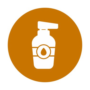 Beyaz arkaplanda bebek yağı vektör illüstrasyonu