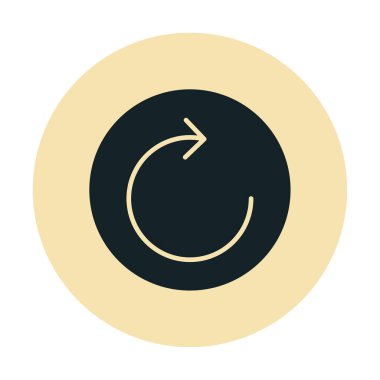 Web simgesi vektör illüstrasyonunu tazele                      