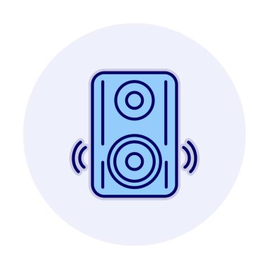 hoparlör simgesi, vektör illüstrasyonu basit tasarım