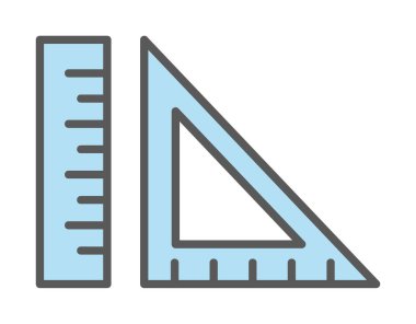 ölçekli düz simge, vektör illüstrasyonu 