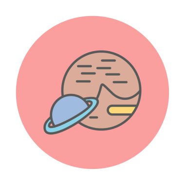 UFO simgesi vektör illüstrasyonu