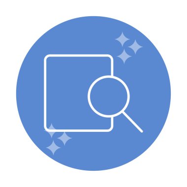 Büyütücü Cam Hat Simgesi