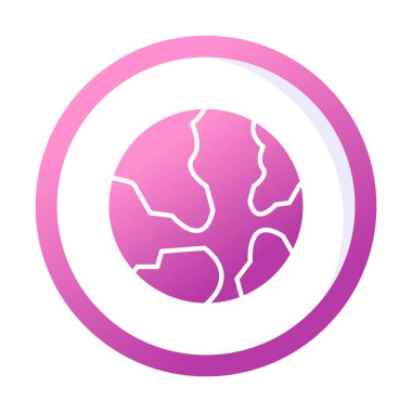 Dünya web simgesi vektör illüstrasyonu