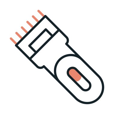 Basit Elektrik Shaver simgesi, vektör illüstrasyonu