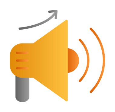 Basit Pazarlama Incerase simgesi, vektör illüstrasyonu