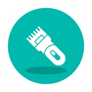 Basit Elektrik Shaver simgesi, vektör illüstrasyonu