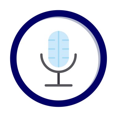 ses kaydı vektör simgesi