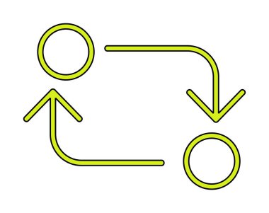 Web simgesi, vektör illüstrasyonunu değiştir