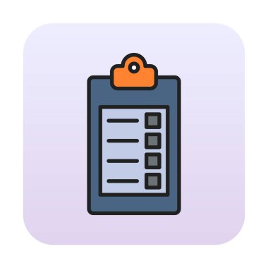 Pano simgesi, vektör illüstrasyonu basit tasarım