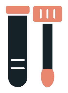 Örnek test web simgesi, vektör illüstrasyonu