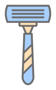 Jilet. Web simgesi basit illüstrasyon