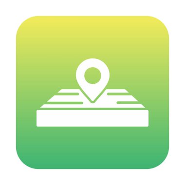 konum pin simgesi, vektör illüstrasyonu basit tasarım