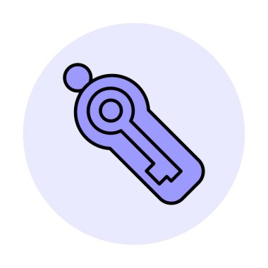 Anahtar sembolü web simgesi, vektör illüstrasyonu