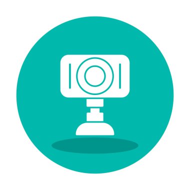 Web kamera simge vektör çizim