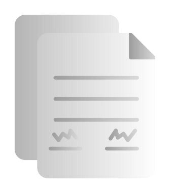 belge web simgesi vektör illüstrasyonu 