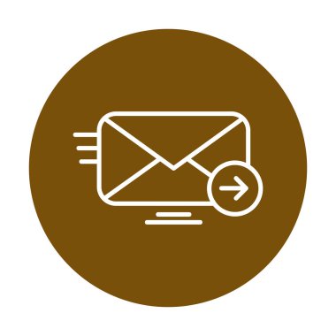 zarf, posta simgesi vektör illüstrasyonu