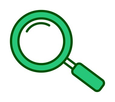 Büyütücü Cam Hat Simgesi