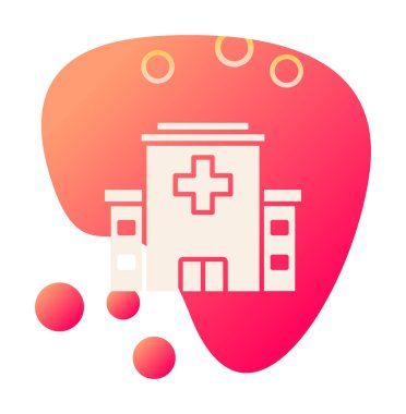 modaya uygun biçimde izole edilmiş tıbbi simge