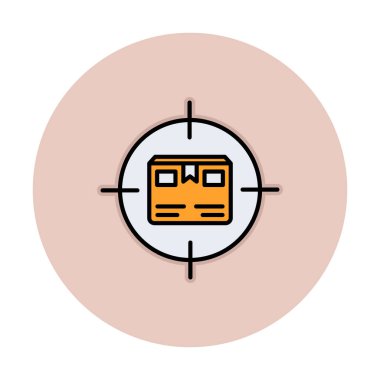 Paket İzleme Ağı simgesi, vektör illüstrasyonu. Sıralama izleme sembolü, logo illüstrasyonu