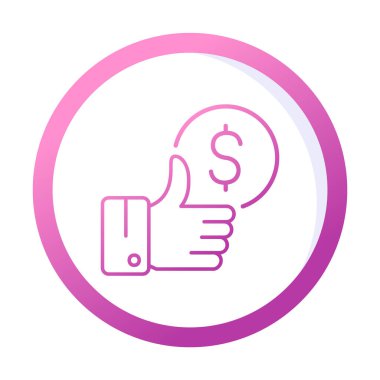 Basit En İyi Fiyat simgesi, vektör illüstrasyonu