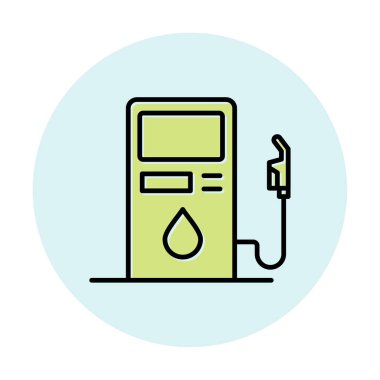 Yakıt İstasyonu simgesi taslak biçimi