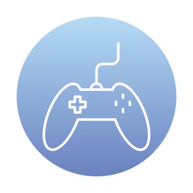 Basit bir oyun alanı simgesi, renkli kontrol simgesi. Vektör illüstrasyonu