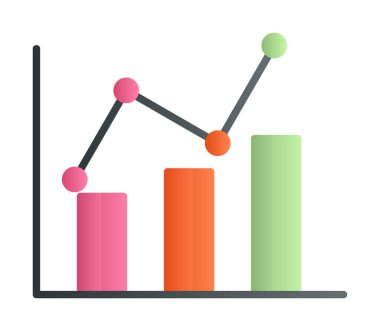 Grafik. Web simgesi basit illüstrasyon 