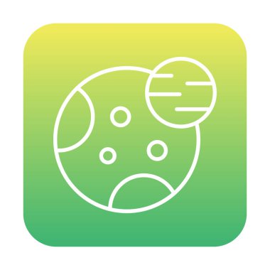 Gezegenler simgesi, vektör illüstrasyonu