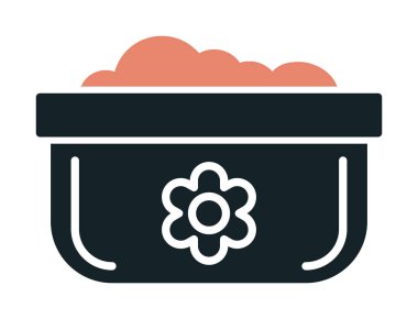 Bulaşık Otu Ağı simgesi, vektör illüstrasyonu 