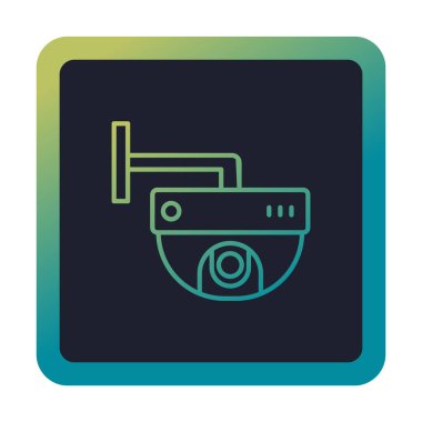 Gözetleme. Web simgesi basit illüstrasyon