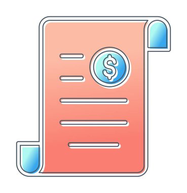 Bill simgesi, vektör çizimi 