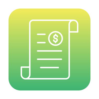 Bill simgesi, vektör çizimi 