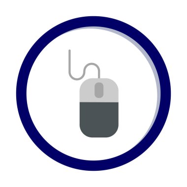 Fare simgesi, web basit illüstrasyonu