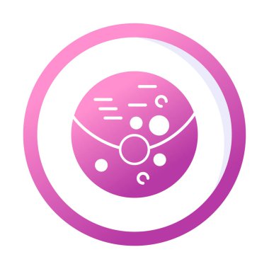 Venüs web simgesi, vektör illüstrasyonu