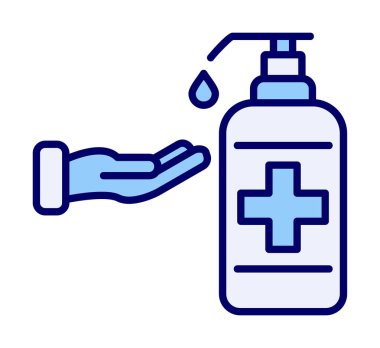 El yıkamanın vektör illüstrasyonu