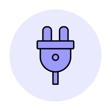 güç dolgusu, web simgesi basit tasarım 