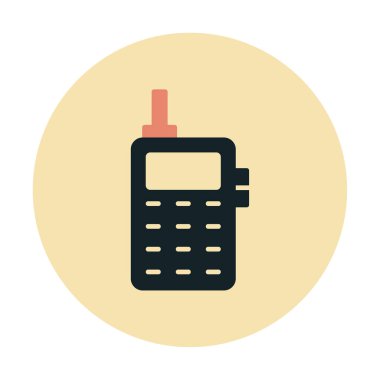 eski telefon simgesini, vektör çizim